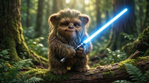 Ewok Lightsaber Warrior