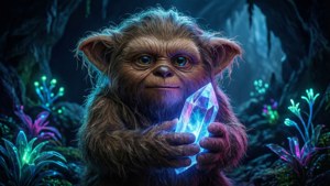 Ewok with Crystal