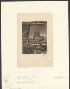 Ex libris van Alberto Villares