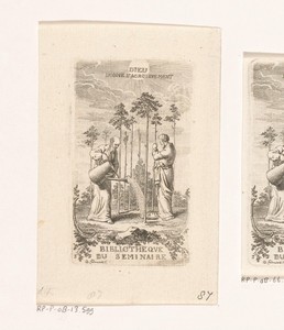 Ex libris van het Französisches Seminarium te Berlijn