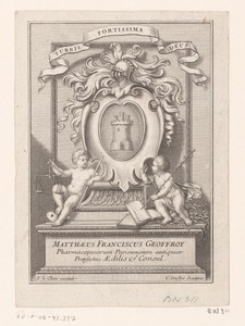 Ex libris van Mathieu-François Geoffroy