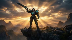 Excalibur's Sunset Vigil