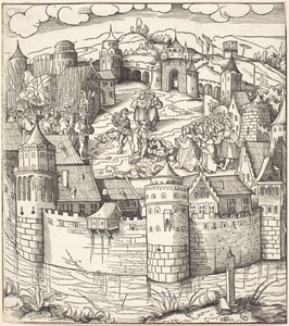 Execution of a Man at a Market-Place of a Town