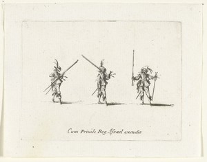 Exercities met een musket: laden van een musket