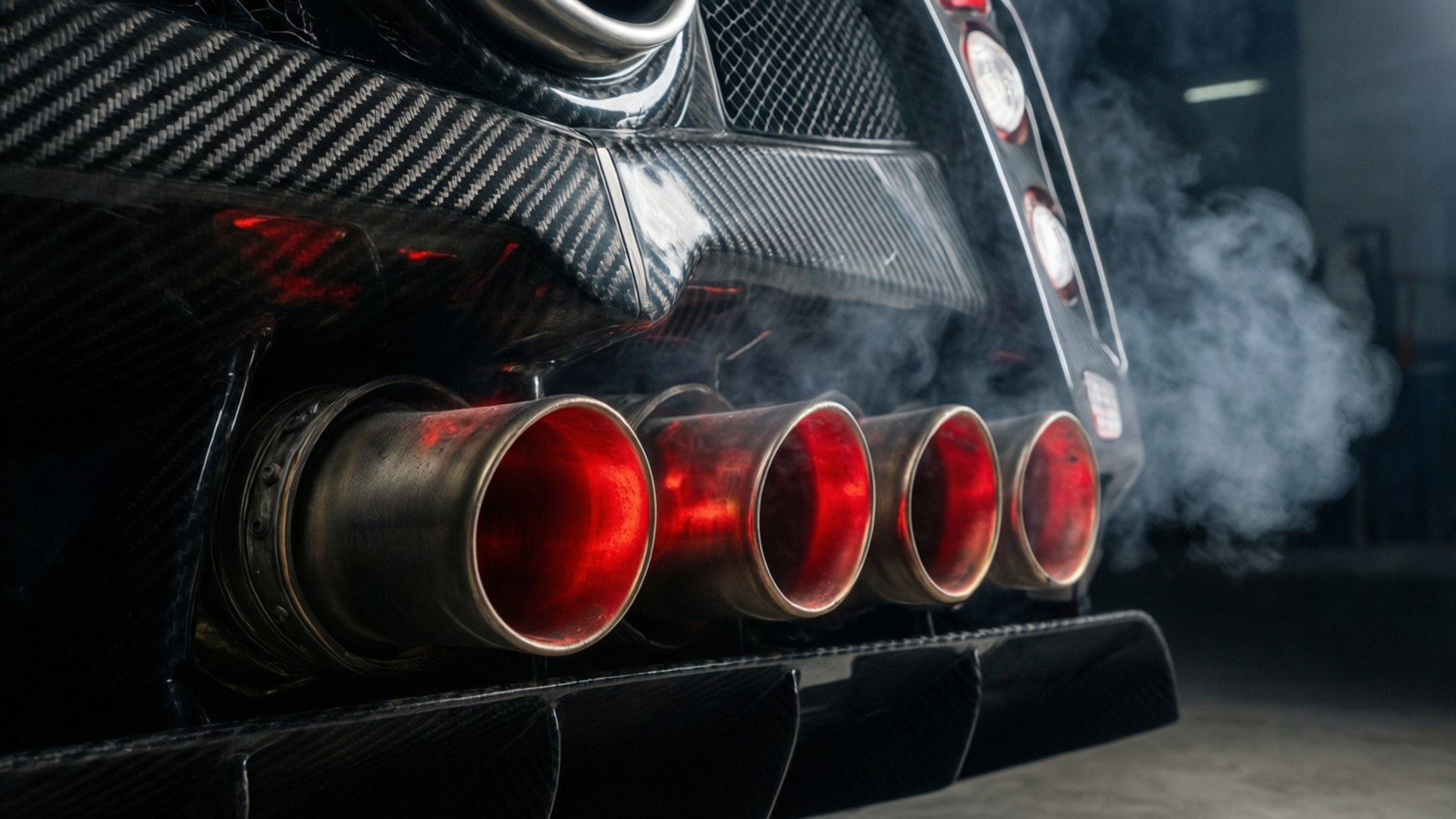 Exhaust Inferno by Wallpapers.art Studio