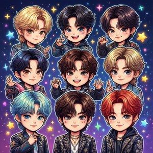 EXO Chibi Stars