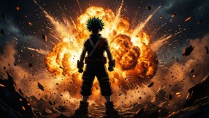 Explosion Silhouette