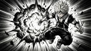 Explosive Action Bakugo