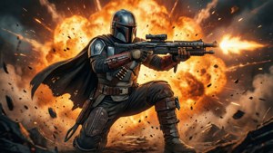 Explosive Action Pose