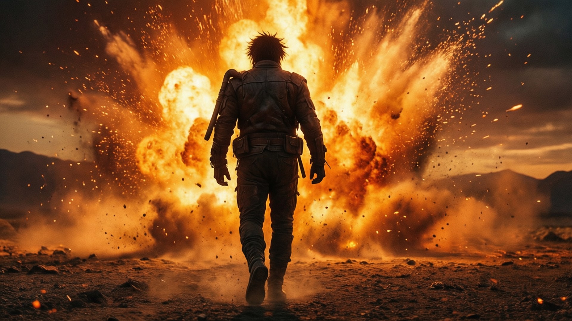 Explosive Exit by Wallpapers.art Studio