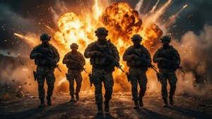 Explosive Retreat