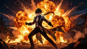 Explosive Silhouette