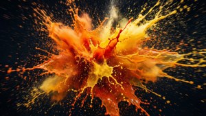 Explosive Splat Motion