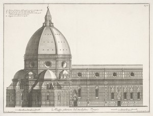 Exterieur van de Santa Maria del Fiore te Florence