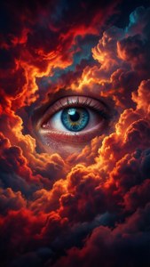 Eye in the Storm Clouds