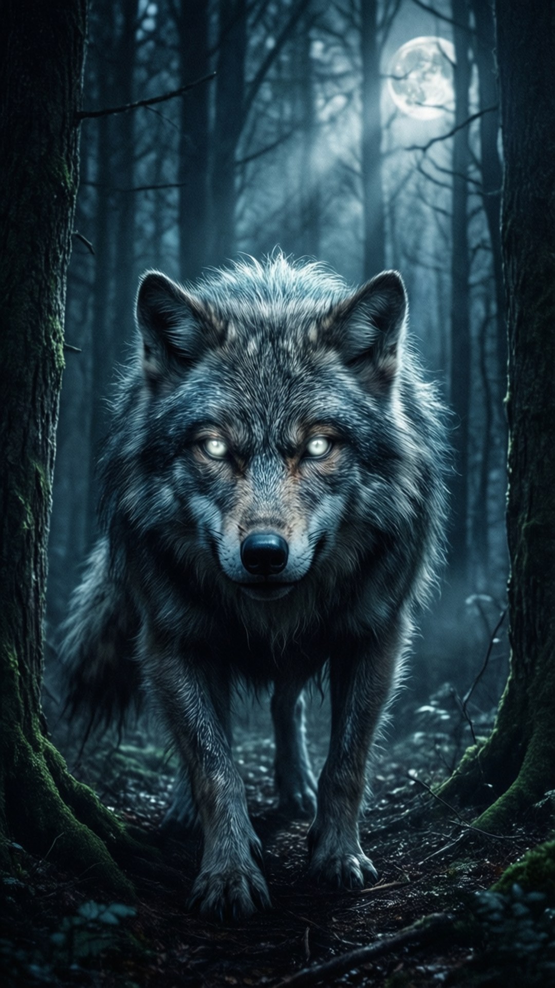 Eyes in the Forest by Wallpapers.art Studio
