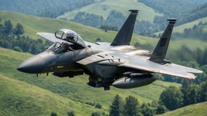 F-15EX Over Hills