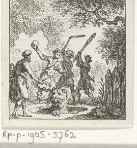 Fabel van de panter en de herders