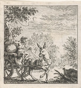 Fabel van de vlieg en de muilezel