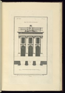 Façade d'un Pavillon de 7 Toises de face