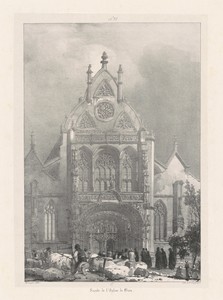 Façade de l'Église de Brou (Facade of the Church at Brou)