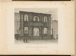 Façade du Château de Gaillon à Paris