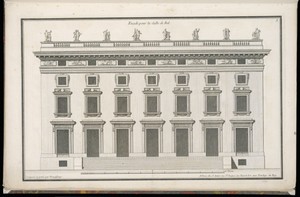 Façade pour la Salle de Bal