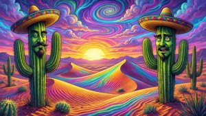 Face Cactus Desert