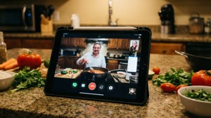 Facetime in Kitchen