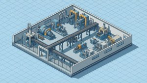 Factory Layout Isometric