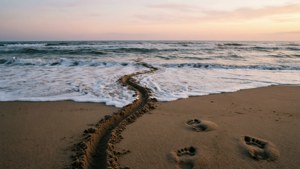 Fading Line in Sand