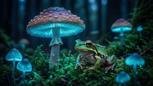 Fairy Light Frog