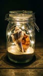 Fairy Light Whelk Jar