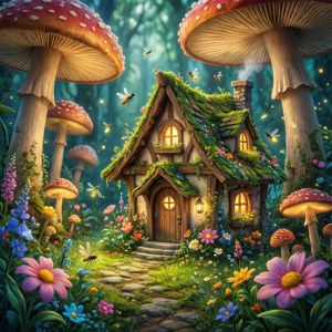 Fairy Mushroom Garden