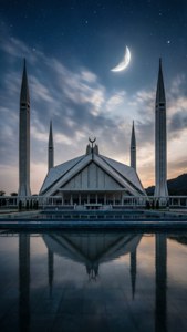 Faisal Mosque Twilight