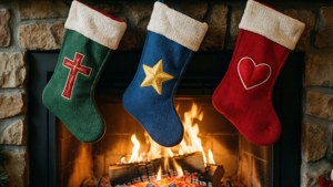 Faith Hope Love Stockings