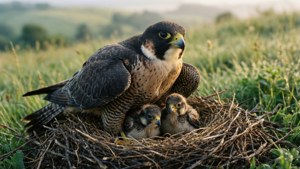 Falcon Family Nest