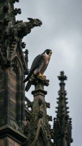 Falcon on Spire