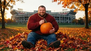 Fall Mascot Scene