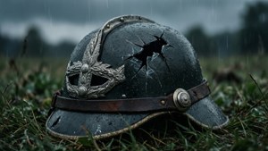 Fallen Helmet