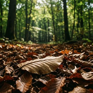 Fallen Leaf Macro
