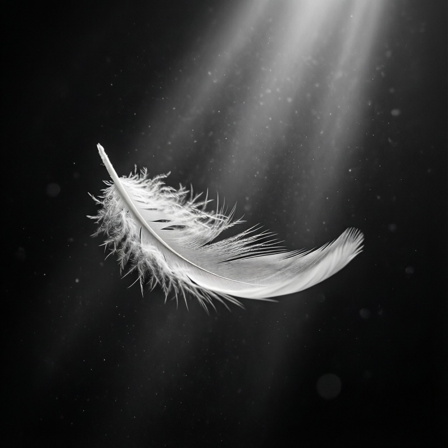 Falling Feather Light by Wallpapers.art Studio