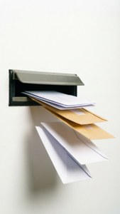 Falling Letters Mail Slot