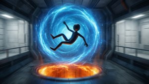 Falling Through Portal