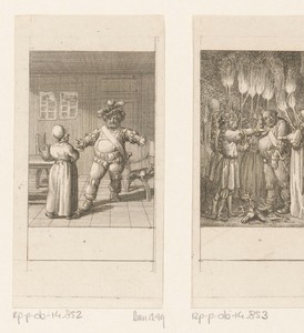Falstaff krijgt de boodschap van Mrs. Page