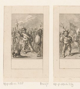 Falstaff tussen de soldaten