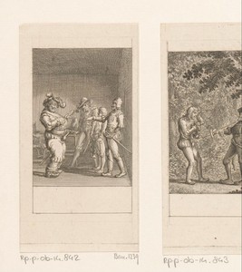 Falstaff vraagt Robin de brieven af te leveren