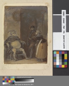 Falstaff with Mistress Quickly and Bardolph