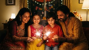 Family Diwali Joy