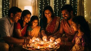 Family Diwali Joy